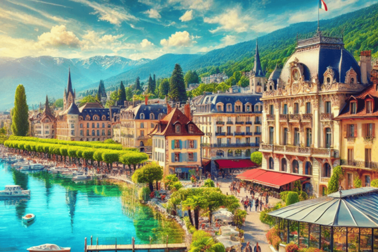 Private All Day Trip: Geneva to Evian Les Bains, in English