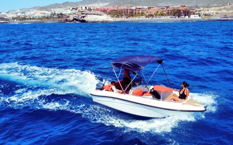 Puerto Colon: the Nina Boat Self-Drive, No License Tenerife