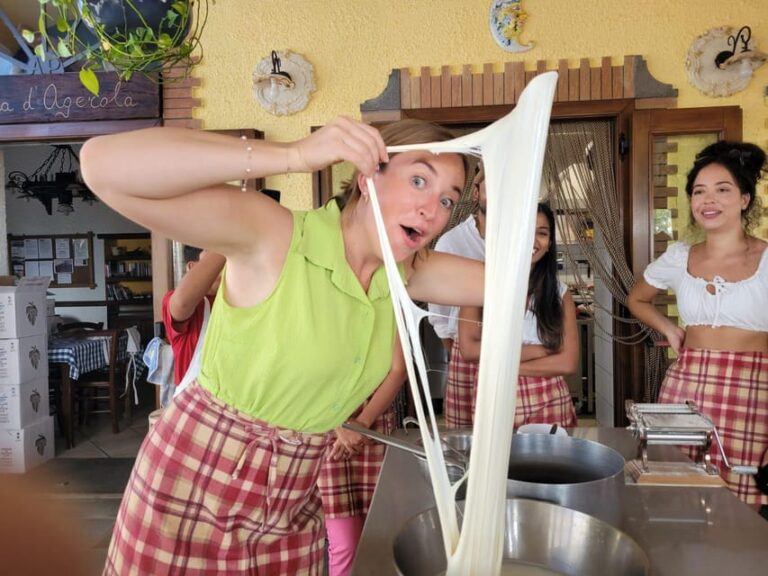 Amalfi: Learn How to Make Pasta, Mozzarella, and Tiramisù!