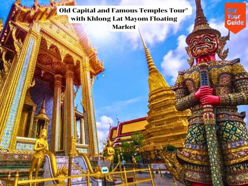 Bangkok: Ancient Temples and Khlong Lat Mayom Market Tour. - Tour Overview and Pricing