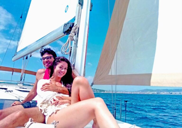 Barcelona 2 Hour Mediterranean Sailing With Snacks & Drinks