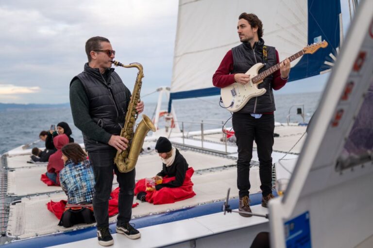 Barcelona: Catamaran Cruise With Optional Live Jazz Music