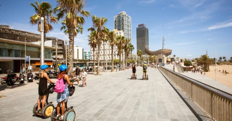 Barcelona: City Highlights Guided Segway Tour