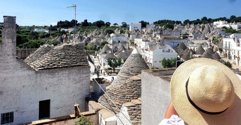 Brindisi: Alberobello, Locorotondo & Ostuni Tour With Brunch