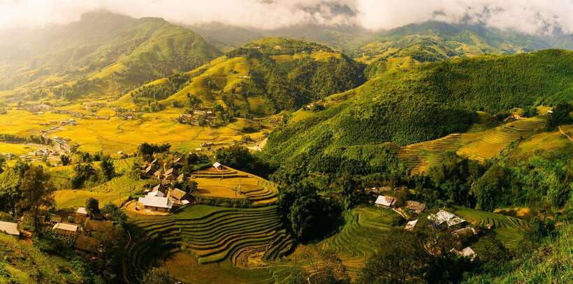 Easy Trek in Sapa Mountain : Y Linh Ho - Lao Chai - Ta Van - Overview of the Easy Trek