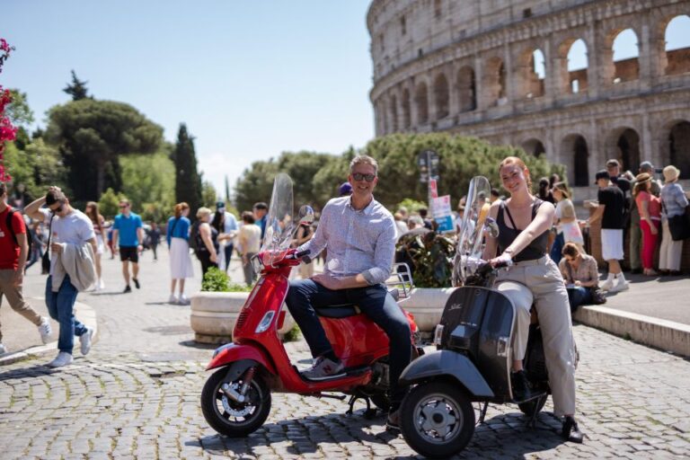 Explore City on Vespa With Professional Photographer