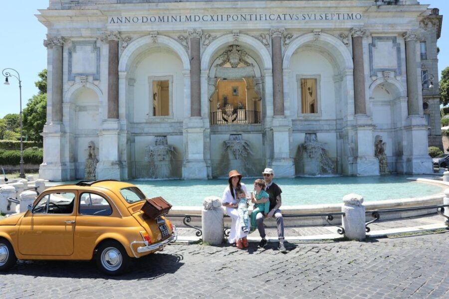 Fiat Cinquecento Vintage Rome City & Photo Tour - Overview of the Experience