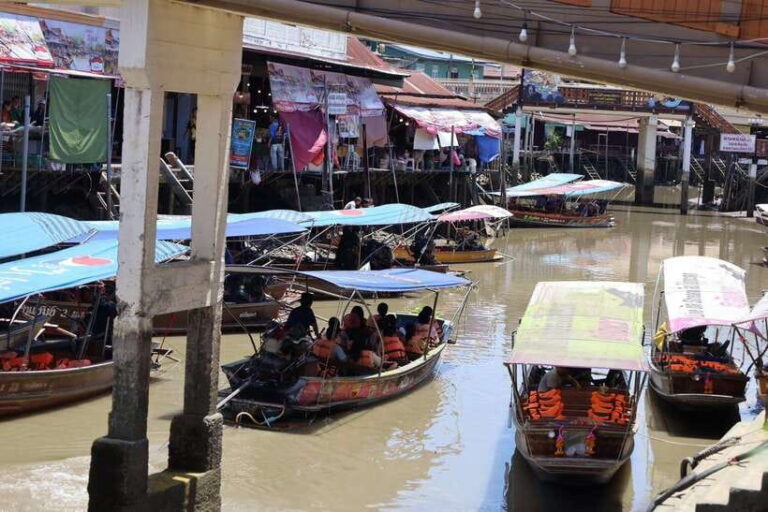 From BANGKOK: Railway Market and Amphawa Floating Market