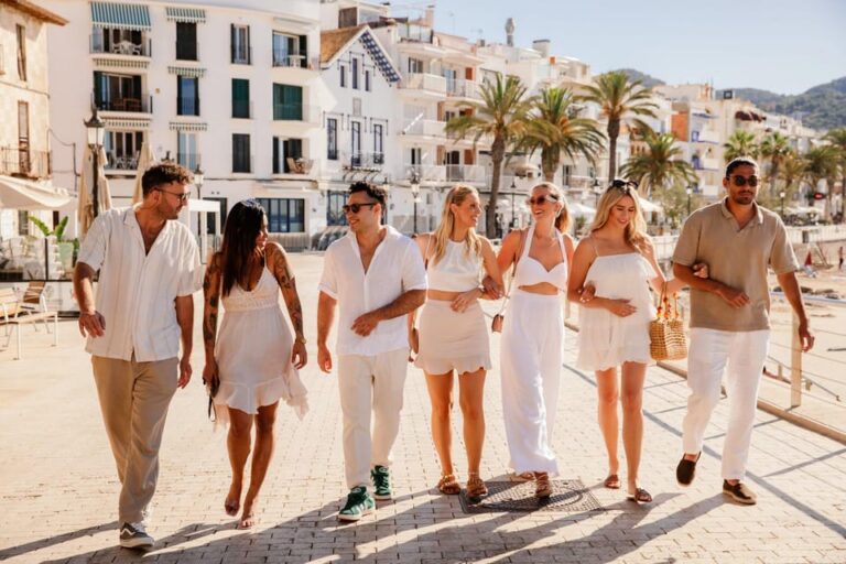 From Barcelona: SITGES Tour and WINE TASTING With TAPAS