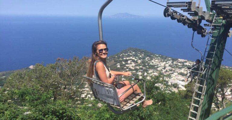 From Capri: Highlights Tour With Chairlift Ticket