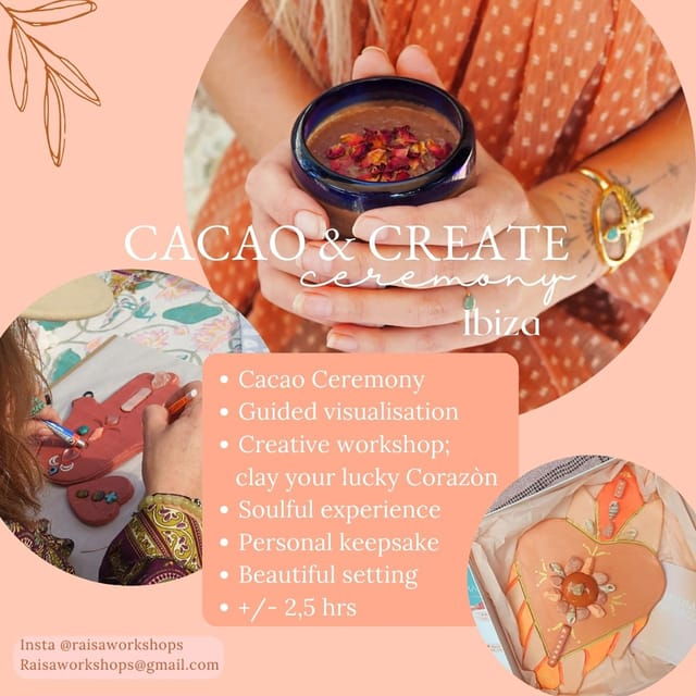 IBIZA: Cacao+Create - Creative Workshop & Cacao Ceremony - Creative Visualization & Soulwork