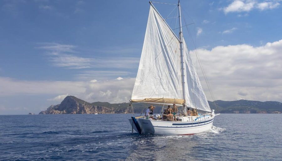 Ibiza: Private Sailboat With Premium Open Bar, Food & Music - Overview of the Experience