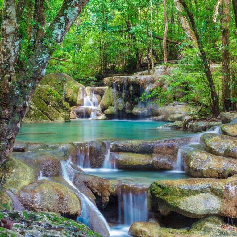 Kanchanaburi: River Kwai, Erawan Falls, and Elephant Tour