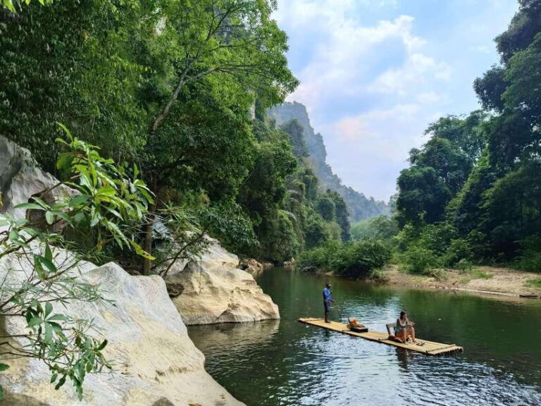 Khao Lak: Private Khao Sok Jungle Safari With Bamboo Rafting