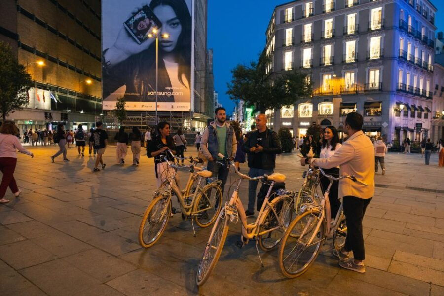 Madrid by Night: Vintage Bike Tour Highlights/Optional Tapas - Tour Overview and Pricing