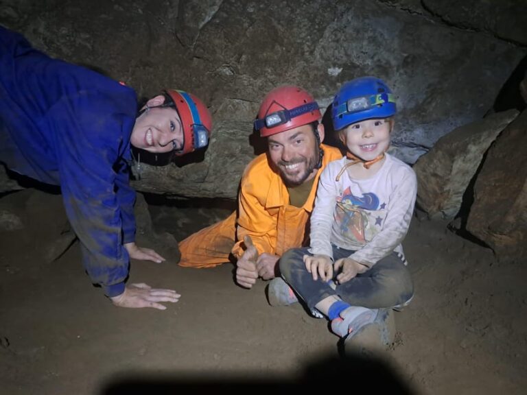 Madrid: Caving and Rappelling Adventure With Transport