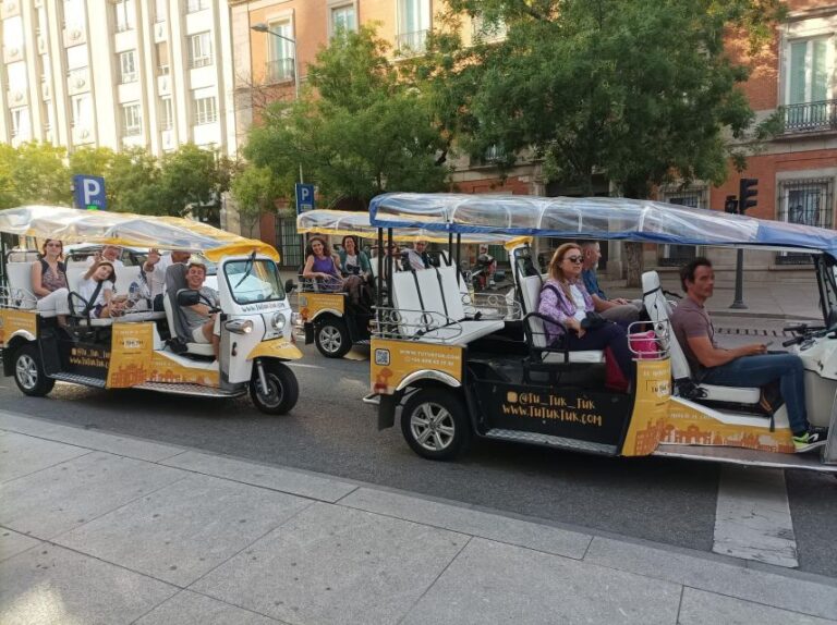 Madrid: Modern Tour With Private Guide in Yellow Tuk Tuk