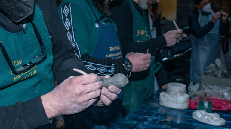 Naples: Master Nativity Scene Artisan Workshop