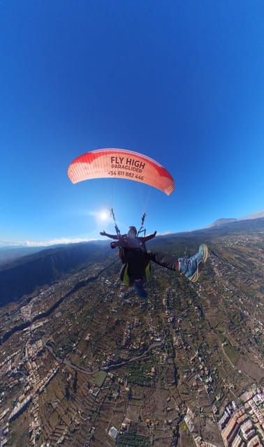 Paragliding Flight Tenerife Teide (2200 Meters)