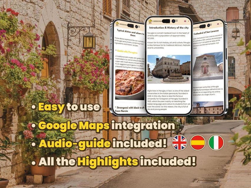 Perugia: Digital Guide Made With a Local for Your Tour - Tour Overview