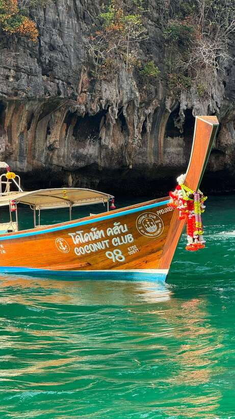 Phi Phi Island : Luxury Private Wooden Boat Rental