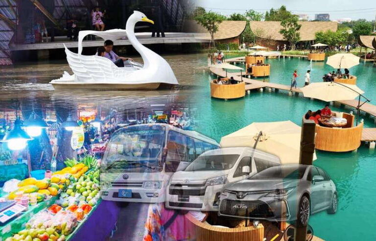 Private 3 IG Cafe + Don Wai Floating Market: From Bangkok