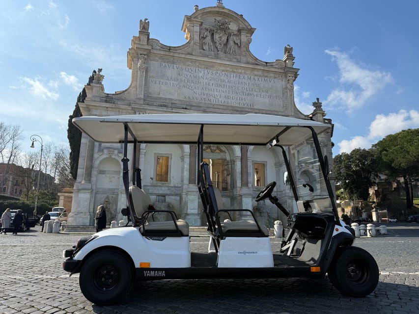 Rome: City Highlights Golf Cart Tour - Itinerary Highlights