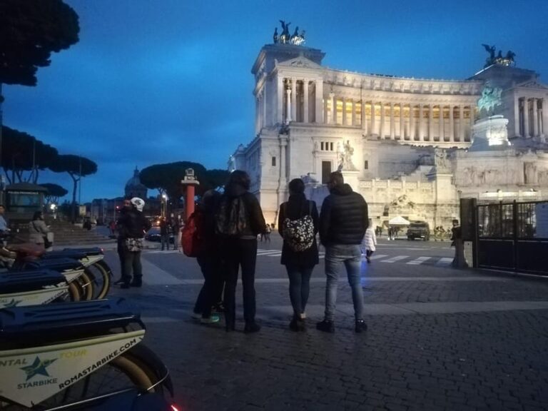 Rome: Night E-Bike Tour With Pizza Option