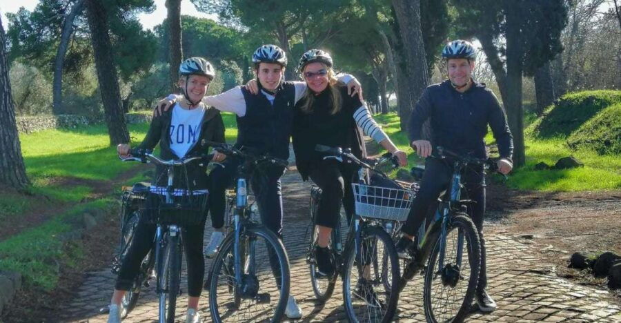 Rome:Appian Way E-bike Tour, Catacombs, Aqueducts & Transfer - Tour Overview