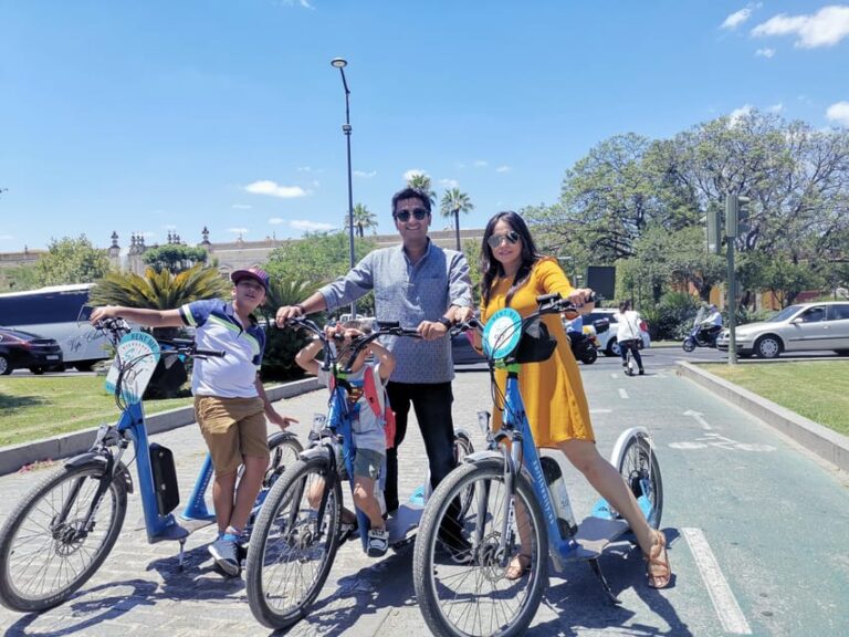 Seville: Electric Kickscooter Tour by Night