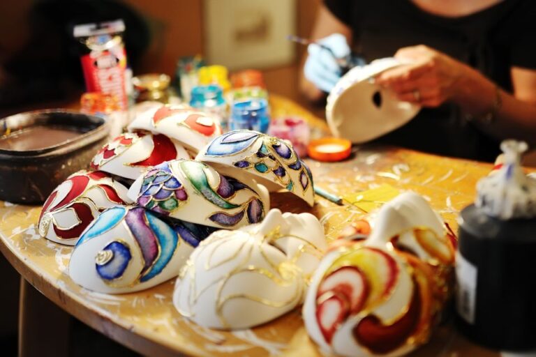 Venice: Carnival Mask Decoration Class at Casanova Prisons