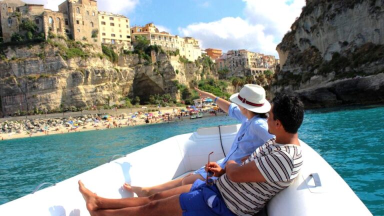 From Tropea: Capo Vaticano Boat Tour With Aperitif