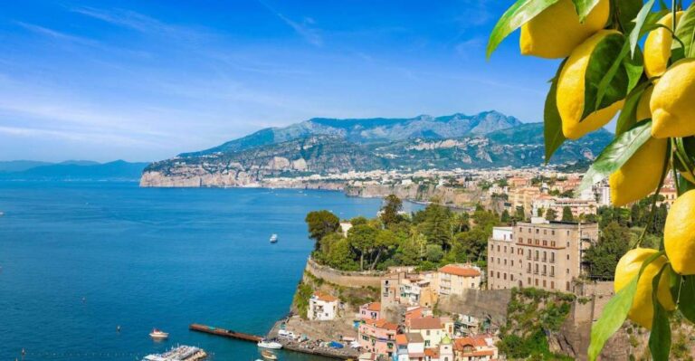 From Naples: Premium Tour of Sorrento, Positano, Amalfi