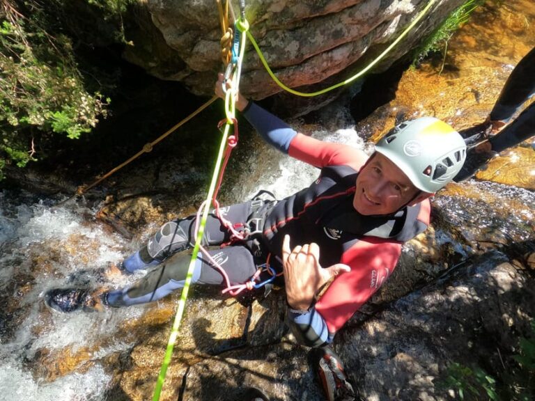 Madrid: Private Canyoning Adventure Tour With Transport