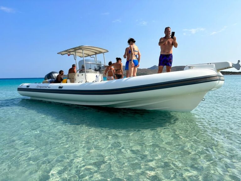 Teulada: Afternoon Tour in a Dinghy With Aperitif in Zafferano