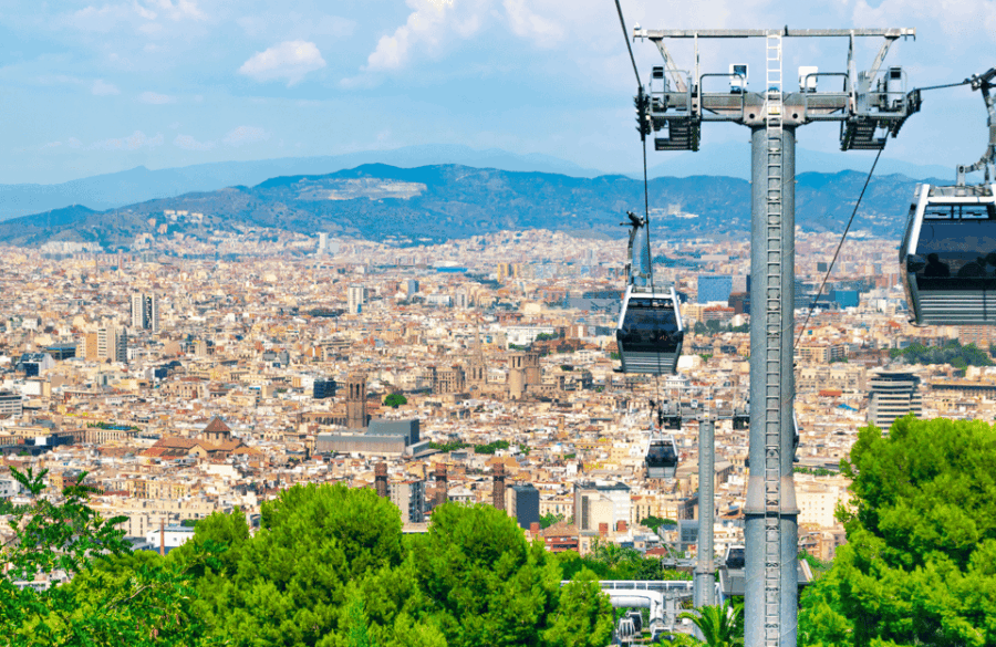 Barcelona: Montjuïc Cable Car Ticket With Audio Guide - Ticket Details and Pricing