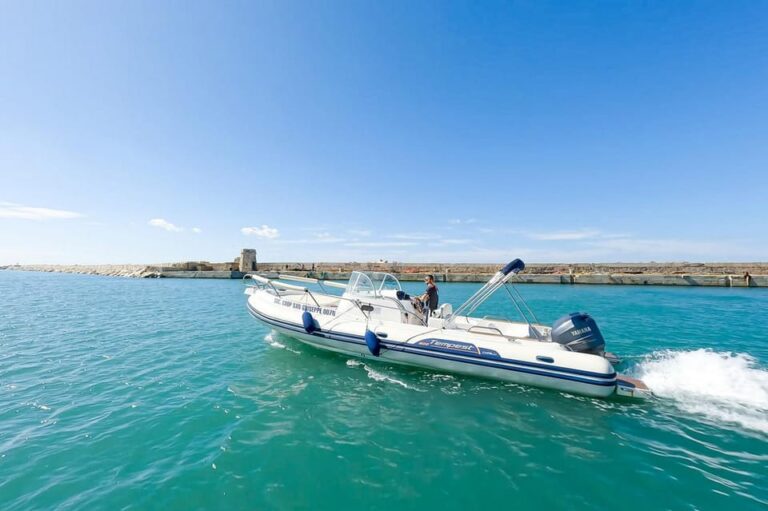 Egadi Islands Excursion: A Day by Dinghy Trapani Favignana Levanzo