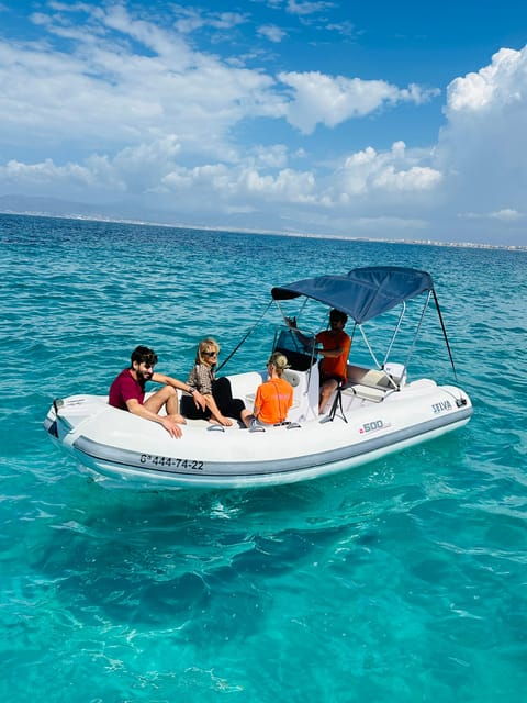 El Arenal: Private Mallorca Boat Rental (No License Needed)