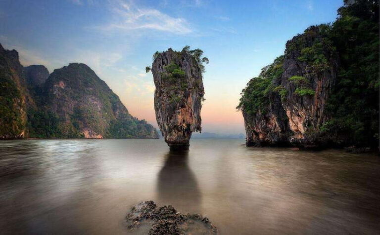 From Khao Lak: Premium James Bond Sunset and Canoe Adventure