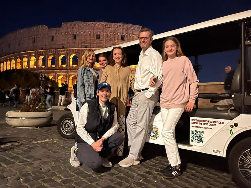 Rome: Private Golf Cart Tour by Night 2 Hours - Experience the Magic of Rome at Night