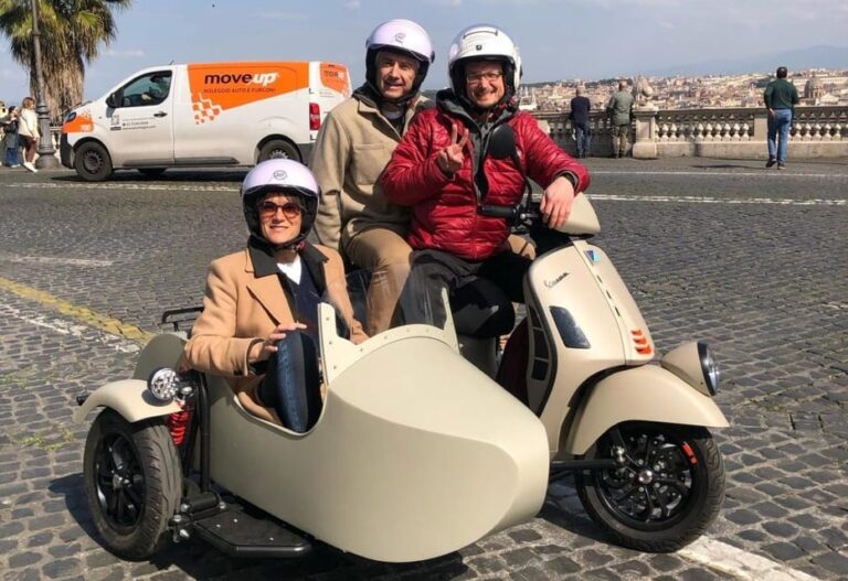 Vespa Sidecar Tour : Express Highlights of Rome