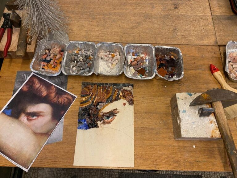 3 hours private mosaic lesson in Rome