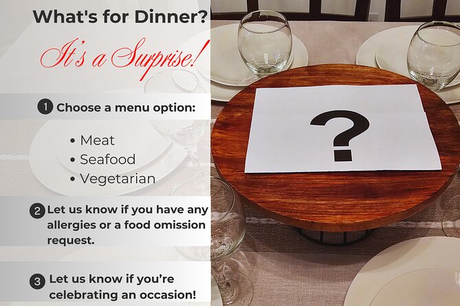 4-Course Cultural Mystery Dinner in Miami