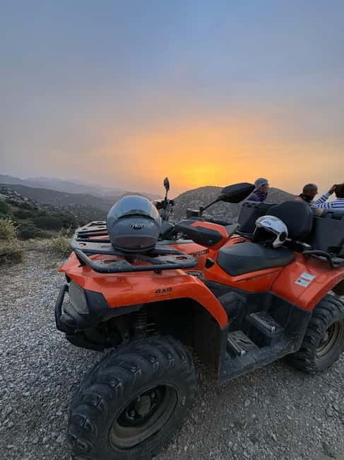 Agia Pelagia: Sunset or Morning Quad Tour & Ghost Town Visit