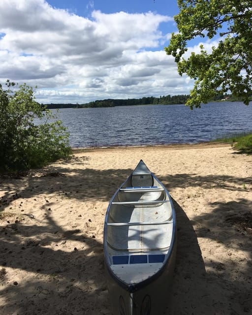 Agunnaryd: Canoe Rental with Life Jackets and Paddles