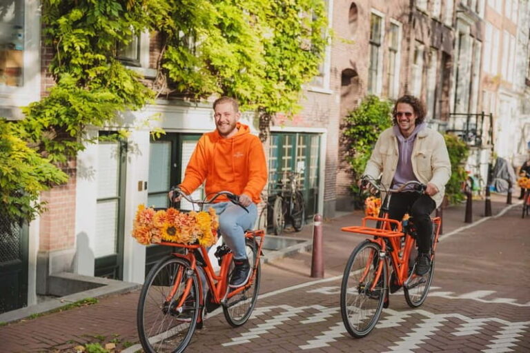 Amsterdam: Top Highlights Guided Bike Tour EN/DE/ES/FR/IT/CN