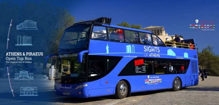 Athens: Hop-On Hop-Off Bus and Acropolis Museum Ticket