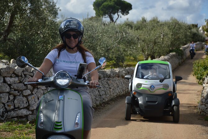 Audio Tour Alberobello with Bee Calessino/ e-Vespa /Fiat Mickey Mouse - What’s Included and What’s Not