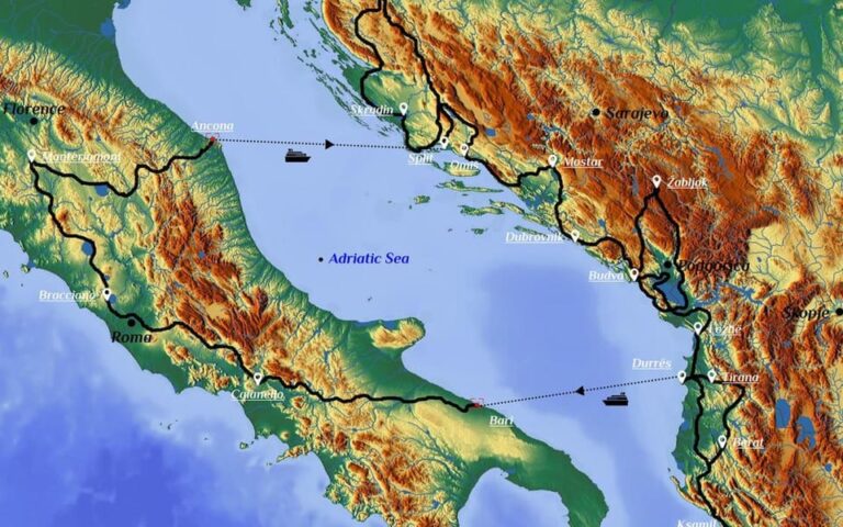 Balkans – Italy: 17-Days Motorcycle Tour 14.05.26 – 31.05.26