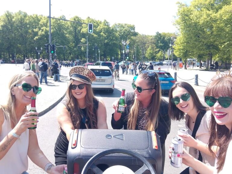 Beer Bike & Party Bike: Unforgettable Berlin City Tour incl. pickup